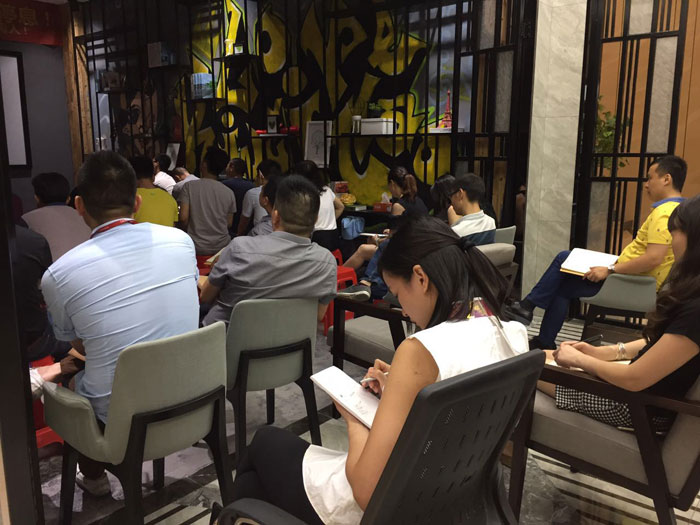 9001cc金沙瓷砖“学，无终点！生，一向歇”进建分享会顺利进行